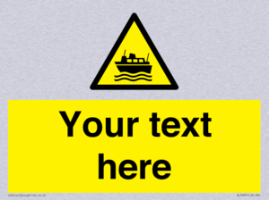 Custom warning ferries crossing vessels